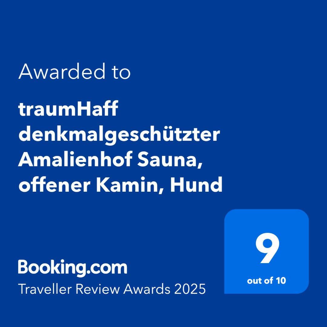 Traumhaff Denkmalgeschuetzter Amalienhof Sauna, Offener Kamin, Hund Ahlbeck  Dış mekan fotoğraf